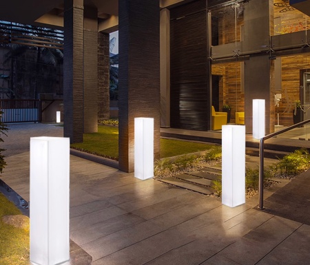 Светильник Колонна 30х45  питание от АКБ, RGB Светильник Колонна 30х45  питание от АКБ, RGB