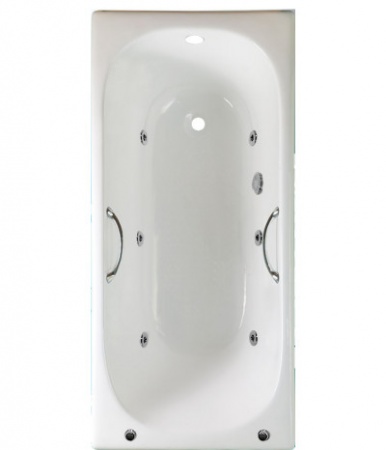 Ванна Timo Standard 3V 170x75 (с ручками) с гидромассажем